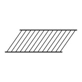 Nuvo Iron DSR3470-STB Railing Panel, 34 in OAH, Steel Rail, Textured Black Rail